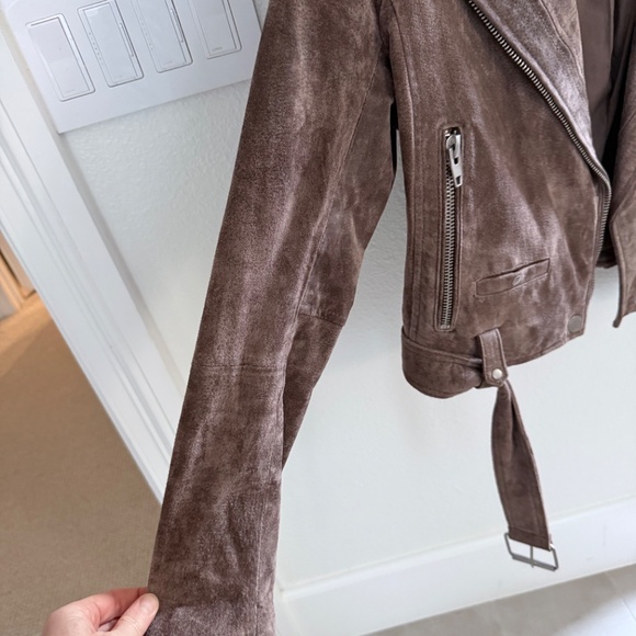 BLANKNYC Suede Moto Jacket sz Medium - Picture 2 of 5